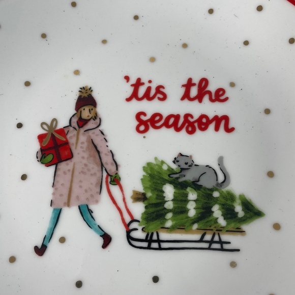 SALE - Set of Christmas Plates - Picture 2 of 2